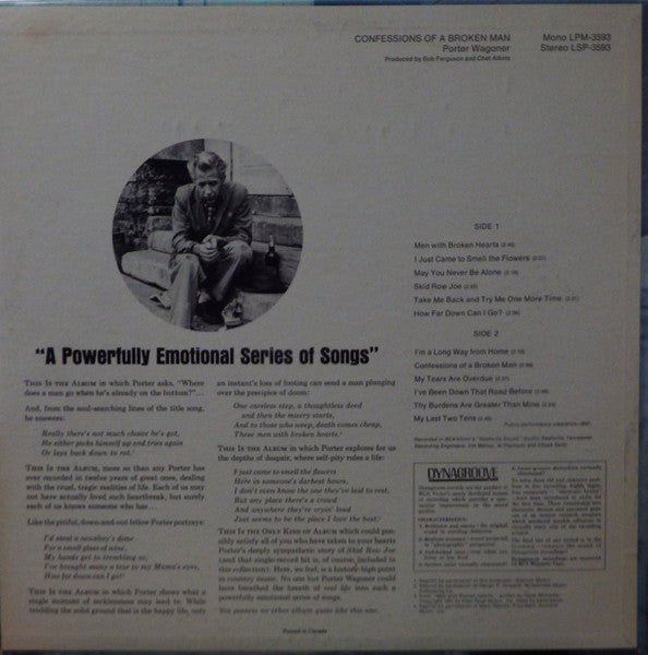 Porter Wagoner - Confessions Of A Broken Man - 1966