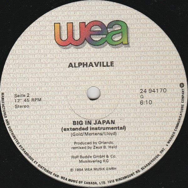 Alphaville - Big In Japan