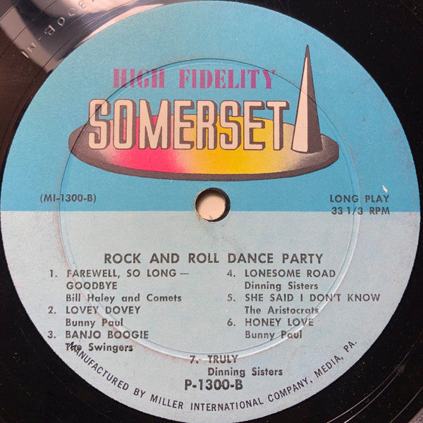 Various - Tonight: Rock And Roll Dance Party Vinyl Record