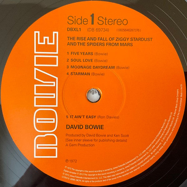 David Bowie - The Rise And Fall Of Ziggy Stardust And The Spiders From Mars - 2020