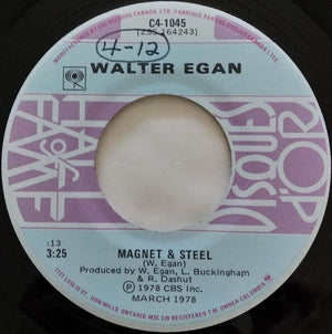 Walter Egan - Magnet And Steel / Unloved