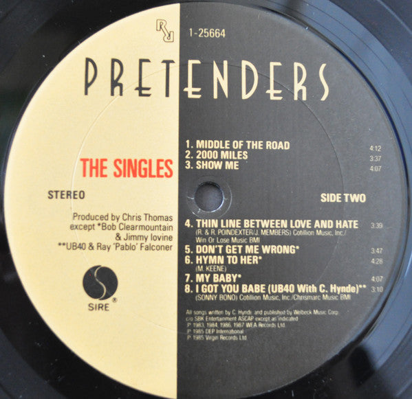 The Pretenders - The Singles