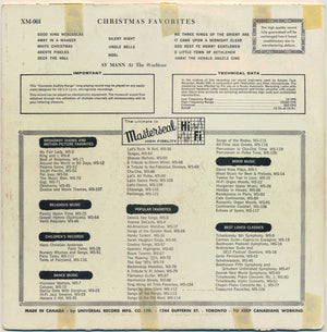 Sy Mann - Everybody's Christmas Favorites - Organ & Chimes - 1957