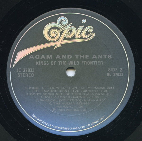 Adam And The Ants - Kings Of The Wild Frontier - 1981