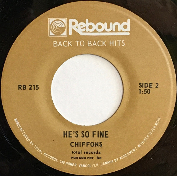 Crystals, The, Chiffons, The - Then He Kissed Me / He's So Fine -