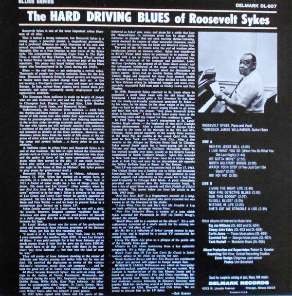 Roosevelt Sykes - Hard Drivin' Blues