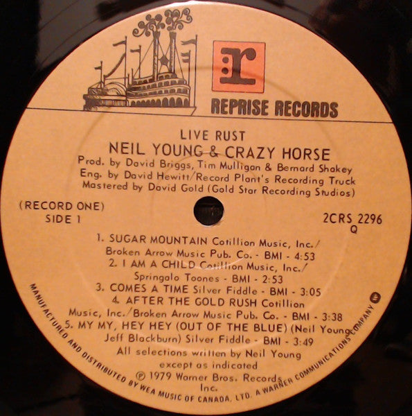 Neil Young & Crazy Horse - Live Rust - 1979