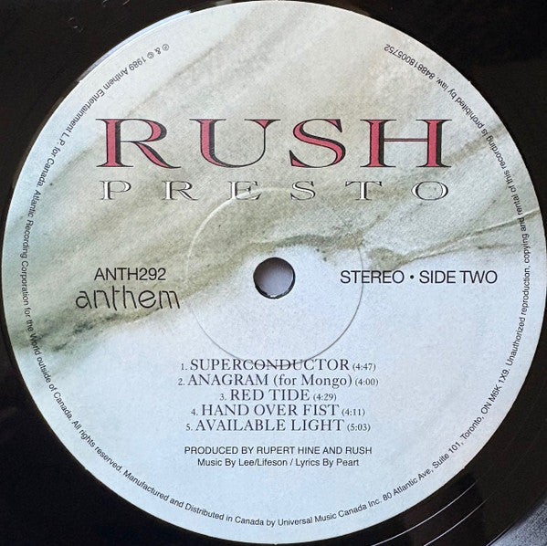 Rush - Presto - 2025