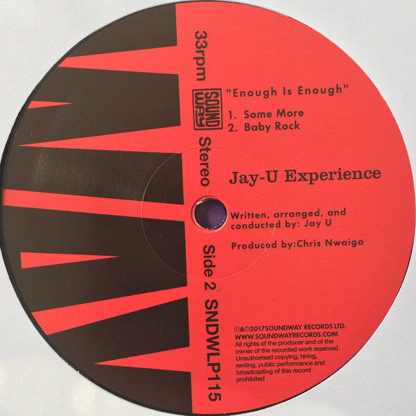 Jay-U Experience - Enough Is Enough - 2017