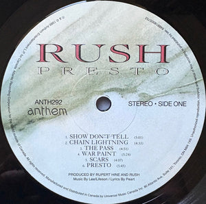 Rush - Presto - 2025