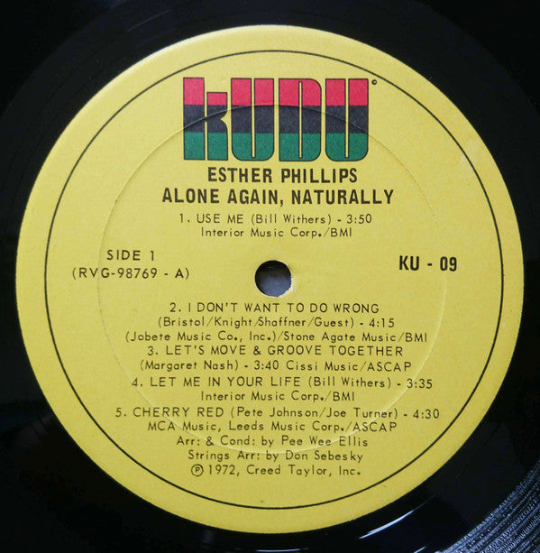 Esther Phillips - Alone Again Naturally