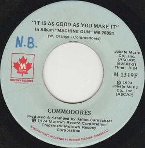 Commodores - I Feel Sanctified / It Is As You Make It