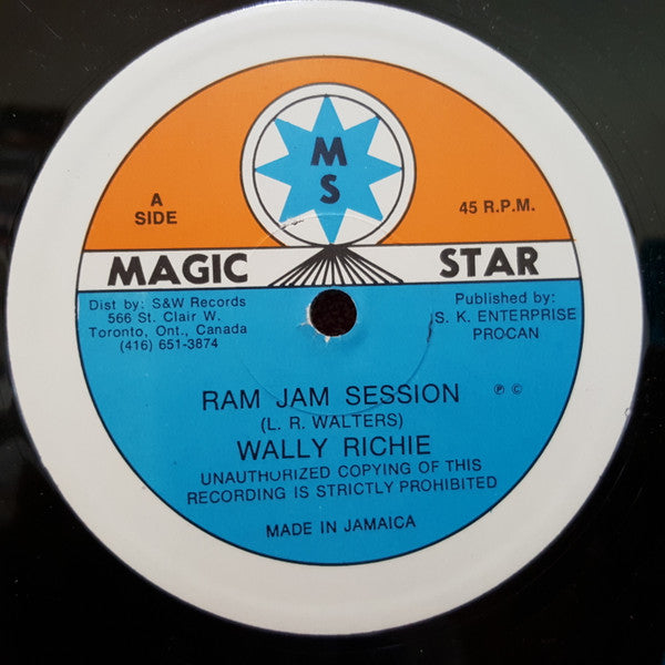 Wally Richie - Shirley / Ram Jam Session