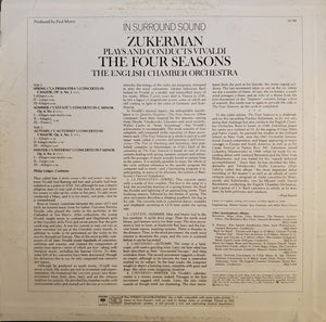 Pinchas Zukerman Plays And Conducts Antonio Vivaldi, English Chamber Orchestra - The Four Seasons -