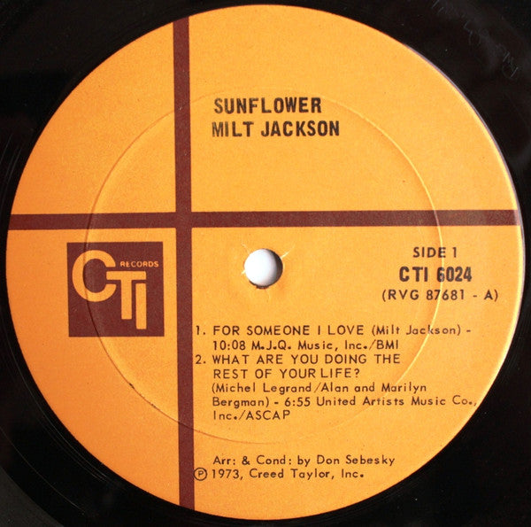 Milt Jackson - Sunflower -