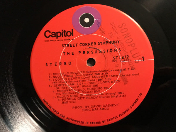 Persuasions, The - Street Corner Symphony - 1972