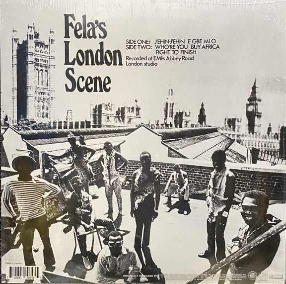 Fela Ransome-Kuti and His Africa '70 - Fela's London Scene Vinyl Record
