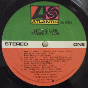 Bette Midler - Broken Blossom - 1977