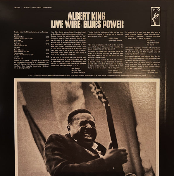 Albert King - Live Wire / Blues Power - 2024