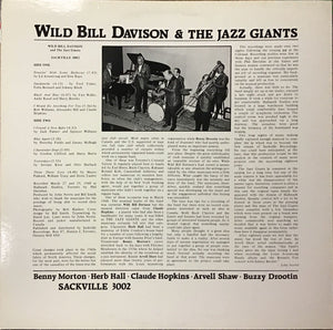Jazz Giants (6), The Featuring Wild Bill Davison, Buzzy Drootin, Herb Hall, Claude Hopkins, Benny Morton, Arvell Shaw - The Jazz Giants -