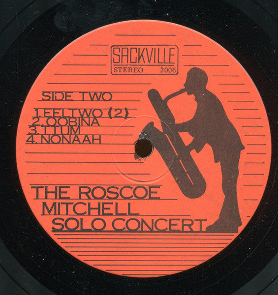 Roscoe Mitchell - The Roscoe Mitchell Solo Saxophone Concerts - 1974