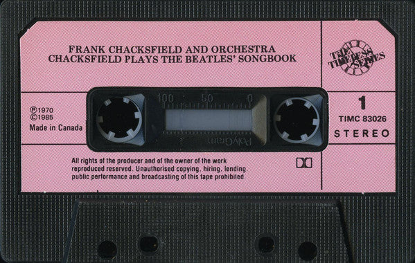 Frank Chacksfield & His Orchestra - Chacksfield Plays The Beatles' Song Book