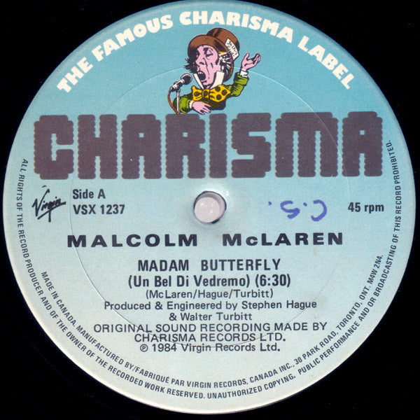Malcolm McLaren - Madam Butterfly - 1984