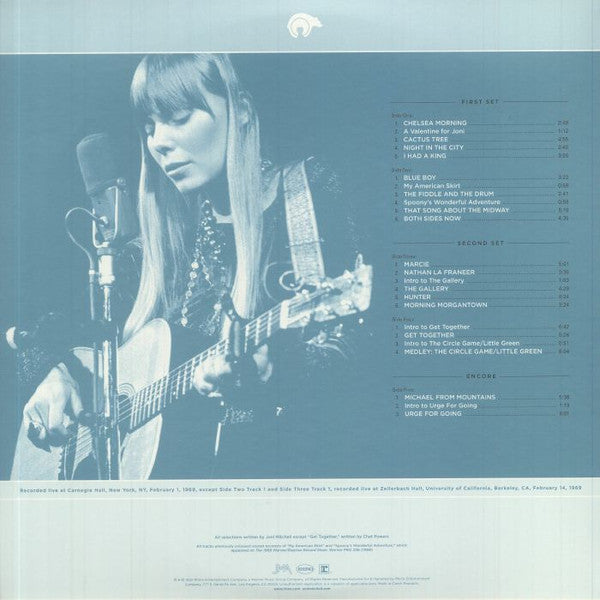 Joni Mitchell - Live At Carnegie Hall - 1969 - 2021