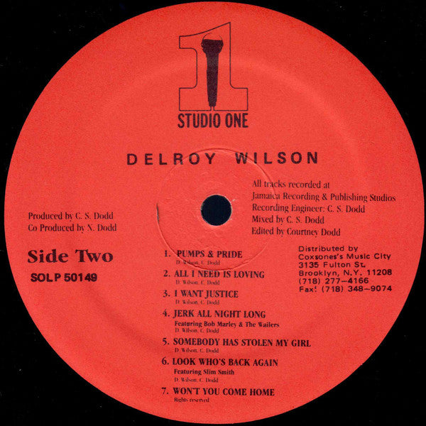 Delroy Wilson - Dancing Mood