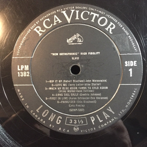 Elvis Presley - Elvis - 1956