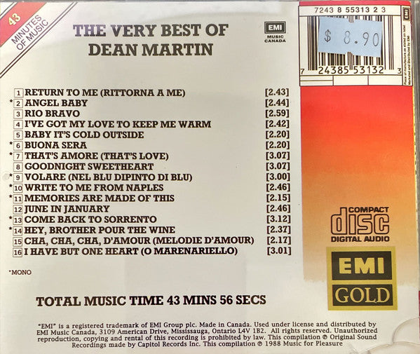 Dean Martin - The Very Best Of Dean Martin (CD) -