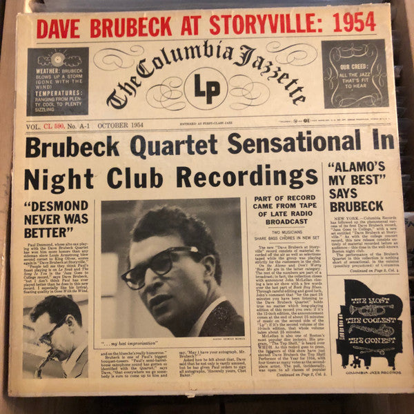 Dave Brubeck Quartet, The - Dave Brubeck At Storyville: 1954 - 1954