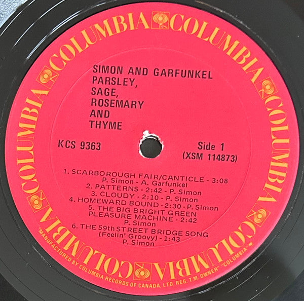 Simon & Garfunkel - Parsley, Sage, Rosemary And Thyme -