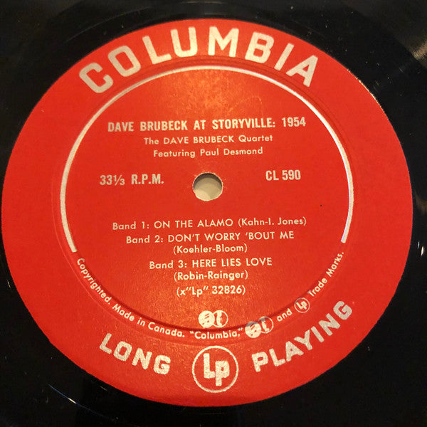 Dave Brubeck Quartet, The - Dave Brubeck At Storyville: 1954 - 1954