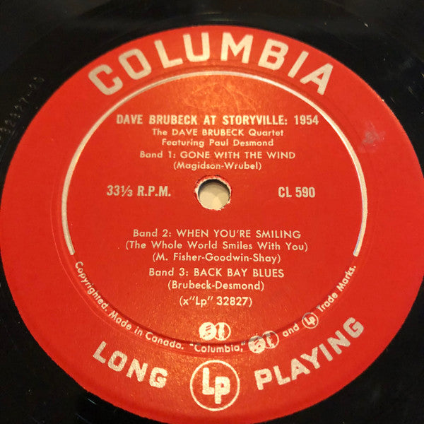 Dave Brubeck Quartet, The - Dave Brubeck At Storyville: 1954 - 1954