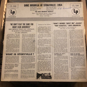 Dave Brubeck Quartet, The - Dave Brubeck At Storyville: 1954 - 1954