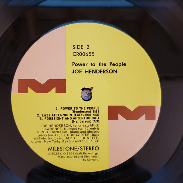 Joe Henderson - Power To The People Vinyl Record