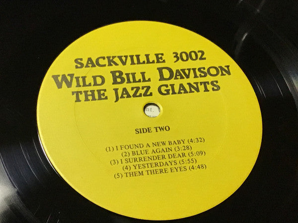 Jazz Giants (6), The Featuring Wild Bill Davison, Buzzy Drootin, Herb Hall, Claude Hopkins, Benny Morton, Arvell Shaw - The Jazz Giants -