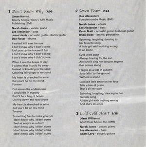 Norah Jones - Come Away With Me (CD) - 2002