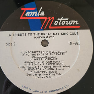 Marvin Gaye - A Tribute To The Great Nat King Cole - 1965