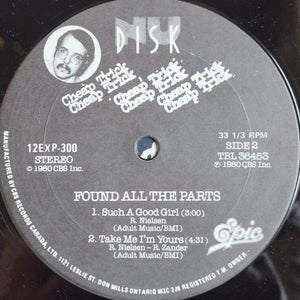 Cheap Trick - Found All The Parts Vinyl Record