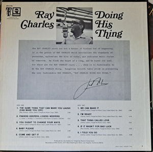 Ray Charles - Doing His Thing - 1969
