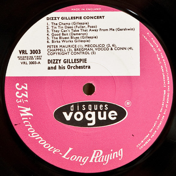 Dizzy Gillespie - Dizzy Gillespie Concert Pleyel 53 - 1965