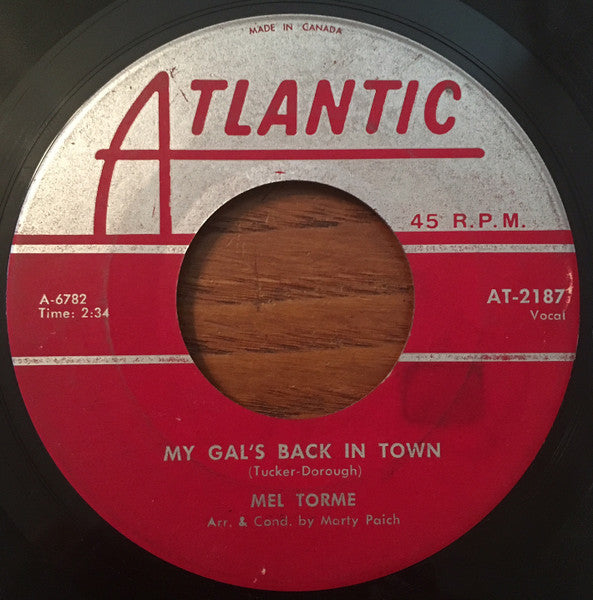 Mel Tormé - My Gal's Back In Town