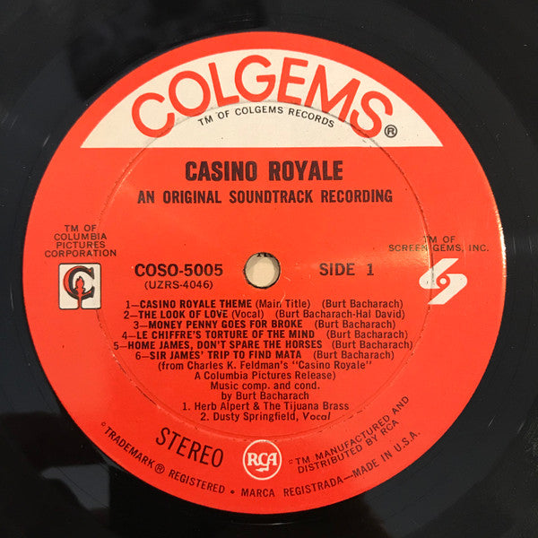 Burt Bacharach - Casino Royale (Original Motion Picture Soundtrack) - 1967