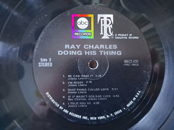 Ray Charles - Doing His Thing - 1969