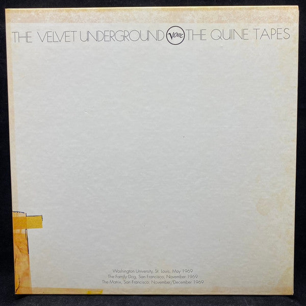 The Velvet Underground ‎The Quine Tapes The Velvet Underground - The Quine Tapes V.1-3 - vinyl