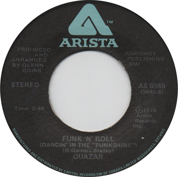 Quazar (2) - Funk 'n' Roll  (Dancin' In The "Funkshine")