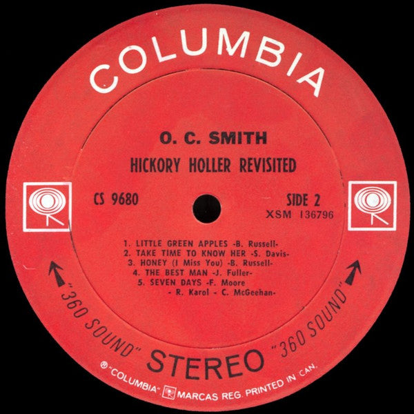 OC Smith - Hickory Holler Revisited - 1968