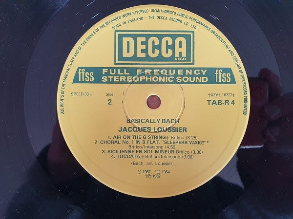 Jacques Loussier - Basically Bach